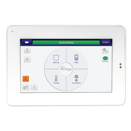 Napco | Same as IBR-TOUCH, but no hardwire control panel connection required, connects through Wi-Fi
Requires StarLink Connect or IBR-ZREMOTE to establish wireless connection to the control panel| IBR-TOUCH-WL
