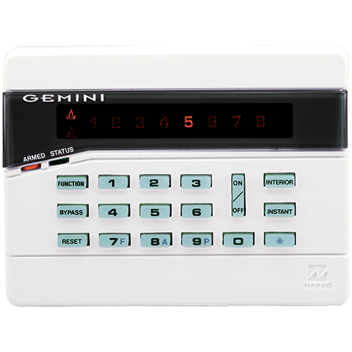 Napco | KEYPAD, 8 ZONE GEMP400/800 | GEM-RP8