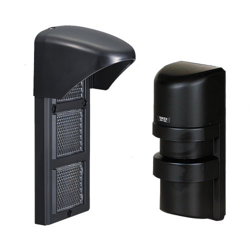 TAKEX | 36' Outdoor/Indoor Reflective Beam, N/O N/C Relay, 10.5 to 30 VDC, Adj. Response Time; 49' indoors *Optional power: 24VAC (100? 1W Resistor included) | PR-11BE