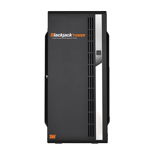 Blackjack tower, Ubuntu Linux on SSD, 600Mbps throughput, Intel i7, 16GB RAM, hot-swappable,RAID6 60TB usable storage, UL | DW-BJTR716100TLX