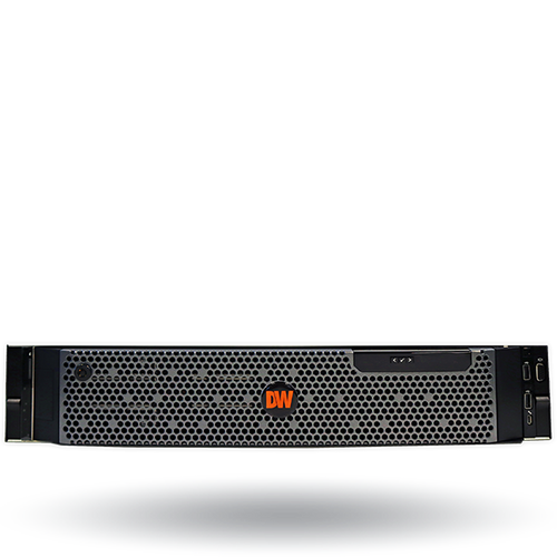 Blackjack Rack NVR Server (Powered by DW Spectrum IPVMS),  includes 8 camera licenses pre-installed, 600 Mbps of recording throughput, Windows Server 2019 on mirrored SSD's, 1000W Dual Power Supply, 2 | DW-BJRR2Y520TS