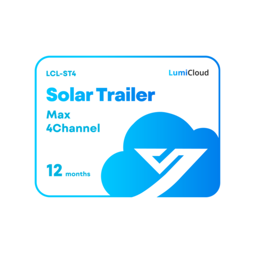 Luminys | Lumicloud Solar Trailer (Annual Subscription License) | LCL-ST4