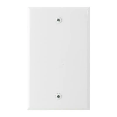 DataComm | Blank Mid Size Plate, Ultra White, ETL  | 21-0022-UWH