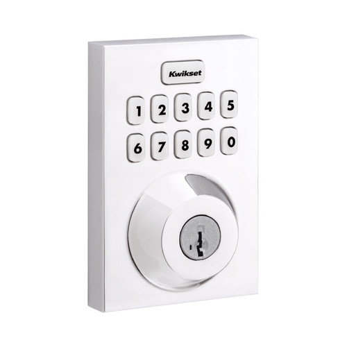 Kwikset | Home Connect 620 Contemporary Keypad Connected Smart Lock with Z-Wave Technology, Polished Chrome | 98935-006