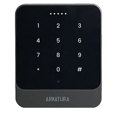 ZKTeco USA | Single Gang 125KHz & 13.56MHz Prox Card, Bluetooth, QR Code & Keypad Reader Credentials Supported: 125KHz: EM & HID Compatibl | AMT-EP20CKQ-LHF