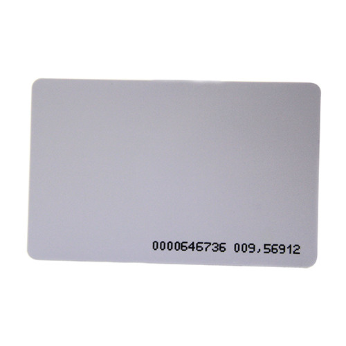 ZKTeco USA | 125KHz HID Thin Prox Cards ISO-Printable card (Min. Order Quantity- 100 cards) Weight: 2 lbs. Shipping Box Size: 9" x 7" x 3" | HID-Prox-Card-Thin