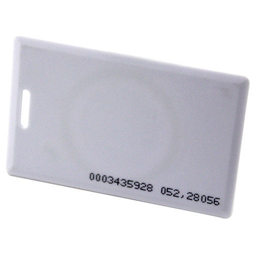 ZKTeco USA | 125KHz HID Prox Cards Thick/Clamshell (Read Only) (Min. Order Quantity- 100 cards) Weight: 2 lbs. Shipping Box Size: 9" x 7"  | HID-Prox-Card-Thick