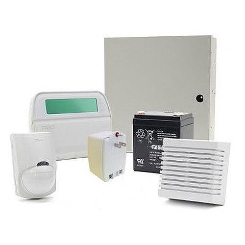 NEO Control Panel Kit.  Contains one HS2032NK control panel with CP01 software in a PC5003C cabinet, one HS2LCDRF9 Full Message LCD Hardwired Keypad with Built-in PowerG Transceiver, one LC-100-PI pet immune PIR motion detector, HS32-219CP01