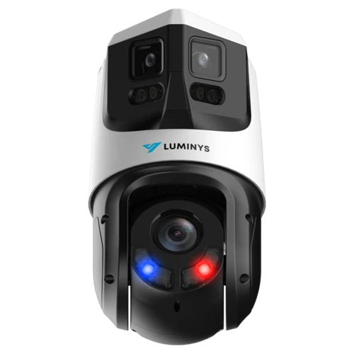 Luminys | P5-D 4K+4MP 25x Panoramic Hybrid Lumideterrent Ptz Camera | P54-4DA25