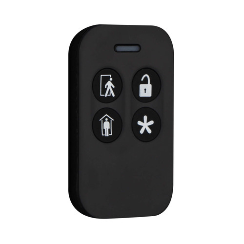 The 2GIG 2-Button Key Fob Remote communicates with the 2GIG Control Panel on the 345 Hz frequency. It gives users the ability to arm and disarm the system before entering the home of after exiting. If there is an emergency, you can activate on the siren and automatically call the central monitoring station. Key fobs can be programmed to operate the programmable output in the Control Panel. It is designed to fit on a key chain, in a pocket, or in a purse.