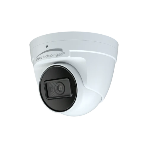 Speco | 4MP H.265 IP Turret Camera with IR,WDR, 2.8mm Fixed Lens, NDAA, White | SP-O4VT2