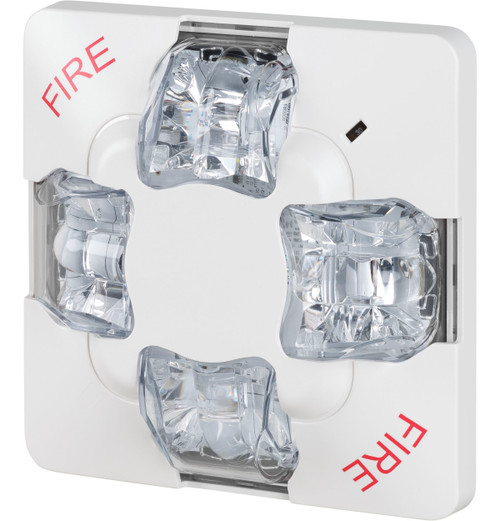 Kidde | Genesis LED EWG Outdoor Wall-Mount Strobe, Multi-Candela Selectable, White with FIRE Marking | EWGVMWF