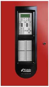 Kidde | FX Series Intelligent Addressable Fire Alarm Control Panel, Four-Loop 1,000-Point (Red) | FX-1000
