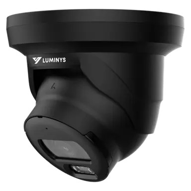 Luminys | N3-L Starter Series 4MP LumiLuxSmart IP Mini Size Turret 2.8 mm, IR, White-light LEDs, and Dual-mode, Black | N3T-4LA2B