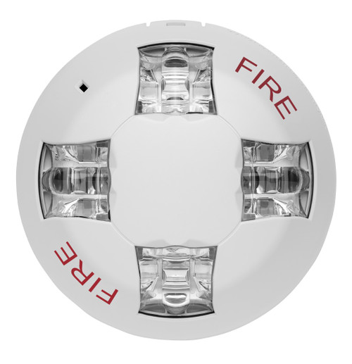 Kidde | Genesis LED EGC Series Ceiling Mount Strobe, Selectable 15/30/75/115 cd, White, FIRE Marking | EGCVWF