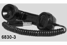 Kidde | Portable Plug-In Fire Alarm Telephone Handset, Black, with 5' Coiled Cord | 6830-3