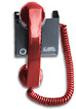 Kidde | Permanent Remote Fire Alarm Telephone Handset Station with 4-State Red Push-To-Talk Button and 5' Armored Cable | 6830-6A-4