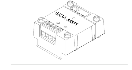 Kidde | Monitor Module - Single Input. Single Circuit Input Module For Use With Normally Open Contact Devices. Factory Programmed For Non-Latching Monitor Operation | GSA-MM1