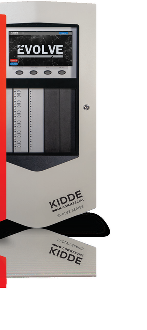 Kidde | Four Loop System With One Built-In 250-Point Loop 110V/220V Grey Door Evolve Series | EVOLVE-ML-G