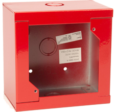 Kidde | Fire Red Surface Mount Back Box for Genesis 2400 Series Wall Notification Appliances | 2459-SMB-R