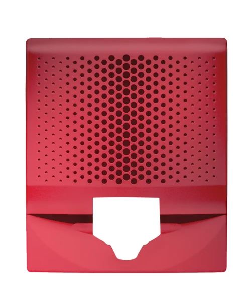 Kidde | Genesis LED EG4 Series Wall-Mount Speaker/Strobe Replacement Cover, Red, No Marking | EG4SVRN-CVR