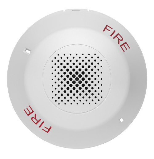 Kidde | Genesis LED EGCS Ceiling Speaker Replacement Cover, White, FIRE Marking | EGCSWF-CVR