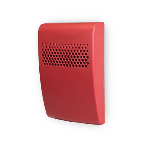 Kidde | Genesis LED EG1 Series Compact Wall Horn, Red, No Marking, Selectable High/Low dB | EG1ARN