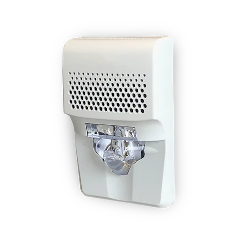 Kidde | Genesis LED EG1 Series Compact Wall Horn-Strobe, Selectable 15/30/75 cd, White, No Marking | EG1AVWN