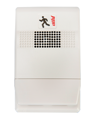 Kidde | Genesis LED EG1 Series Compact Wall-Mount Horn, Steady Tone, 24V White, FIRE Marking | EG1F-P
