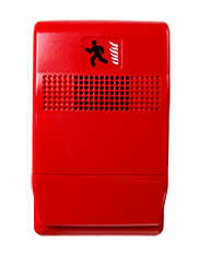 Kidde | Genesis LED EG1 Series Compact Wall Mount Fire Alarm Horn, Red, 24VDC | EG1R-P