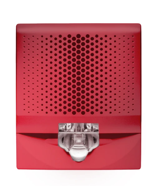 Kidde | Genesis LED EG4 Wall-Mount Horn-Strobe, 15-110 cd Field-Selectable, Red, FIRE Marking, UL Listed | EG4AVRF