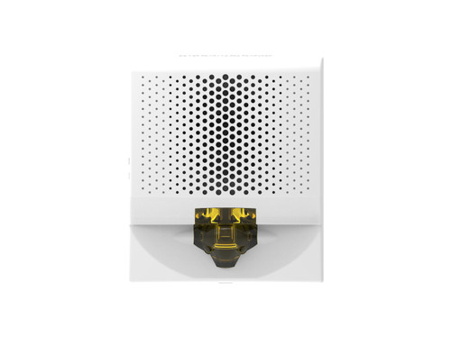 Kidde | Genesis LED G4 Wall Mount Mass Notification Speaker-Strobe, White, Alert Marking, Amber Lens | G4SVWA-A