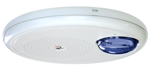 Kidde | Genesis GC High Fidelity 520 Hz Ceiling Speaker-Strobe, White, Blue Lens, 70V Multi-Candela High cd, Mass Notification | GCHFWN-S7VMBH