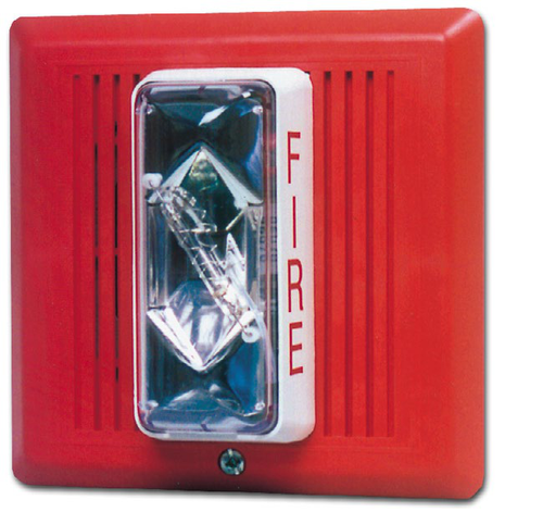 Kidde | Integrity 25V Re-Entrant Speaker-Strobe, 15/75cd, Red, Wall Mount | INT-7AR2