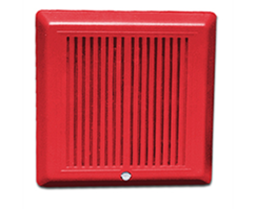 Kidde | 2400 Series 24V DC Conventional Fire Alarm Temporal Horn, Red | 2447TH-R