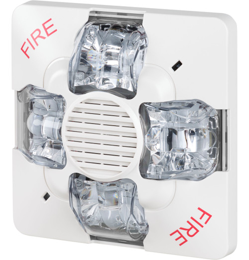 Kidde | Genesis WG4 Outdoor Rated Wall Speaker-Strobe, Selectable 15-87 cd, White, FIRE Marking | EWGSVWF