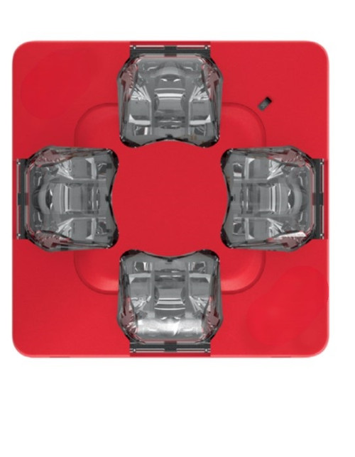 Kidde | Genesis WG4 LED Outdoor Wall Strobe with Field-Selectable Candela, Red, No Marking | EWGVRN
