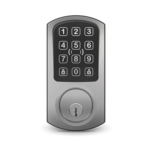 PDK | Red Wireless Deadbolt - Prox + Keypad, Satin Chromium | RLDBPKS