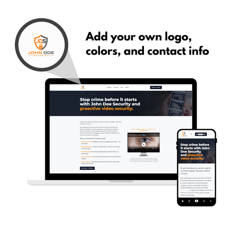 CHeKT Visual Security Marketing Kit | Customizable Landing Page + Downloadable Assets