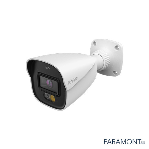 InVid | 5 Megapixel Tvi/Ahd/Cvi/Analog 960H, Outdoor Bullet, Supplemental Light Options: Ir, White Light Or Ir To White Light On Smd Trigger, Audio Over Coax (Aoc), Sd Card Slot, 12Vdc | PAR-C5BIR28AWLIR