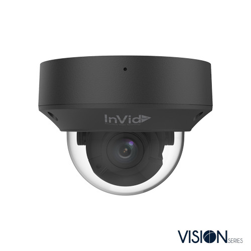 InVid | 8 Megapixel Ip Plug & Play Dome, Motorized Auto-Focus 2.8-12Mm Lens, Up To 131 Ir Range, Sd Card Slot, 12Vdc/Poe | VIS-P8DRXIRA2812NHB
