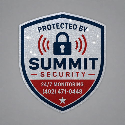 Reflective Security Decals (Single Sided)