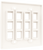 DUAL GANG 12-PORT WALL PLATE 304-2806/12P/WH DUAL GANG 12-PORT WALL PLATE 304-2806/12P/WH