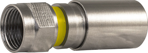 RG6 Compression Type Connector, Quad Shield