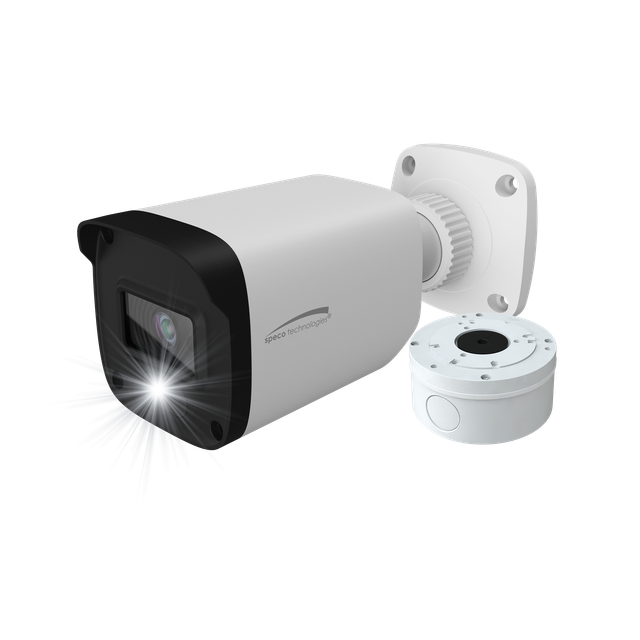 2MP HD-TVI Bullet Camera with White Light Intensifier, 2.8mm lens, NDAA, Junction Box
