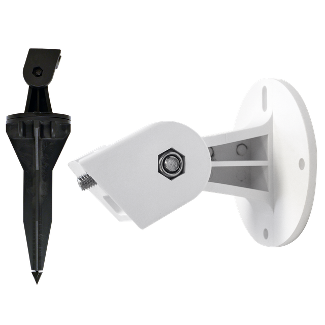 Optional Black Ground and White Wall Mounts for SP6PT Speakers