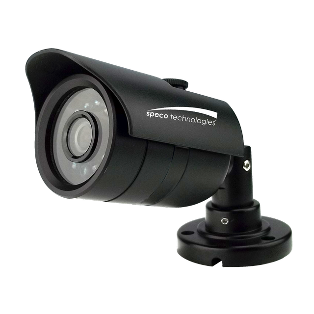 2MP HD-TVI Day/Night Camera w/12 IR LEDs, 3.6mm Lens, Black Housing
