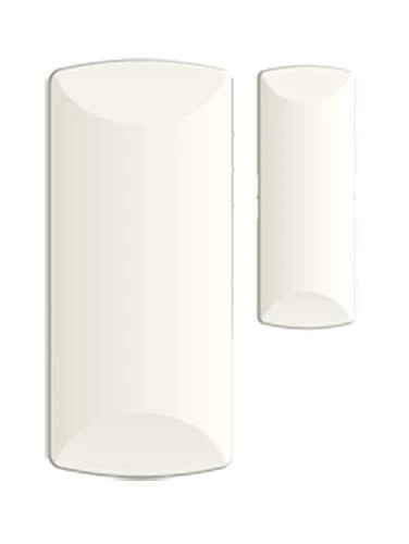 WST-201WIRELESS WINDOW/DOOR CONTACT FOR GE/INTERLOGIX, WHITE, INCLUDES BROWN CASE