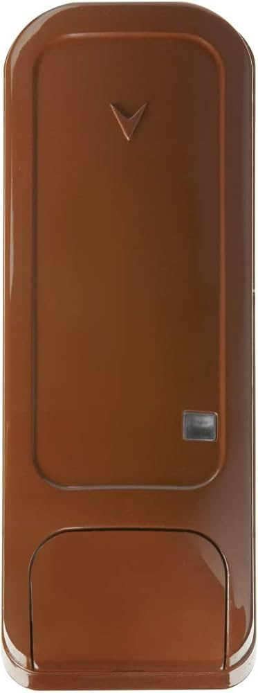 PowerG 915MHz wireless door/window contact with auxiliary input. (Brown)