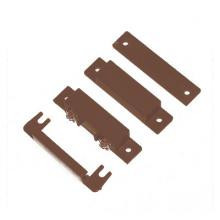 Surface Mount Magnetic Contact - CC, 1" Gap, 2 1/2" L x 1/2" W x 1/2" H, Terminals, Cover, Screws, Brown (10 Pack)